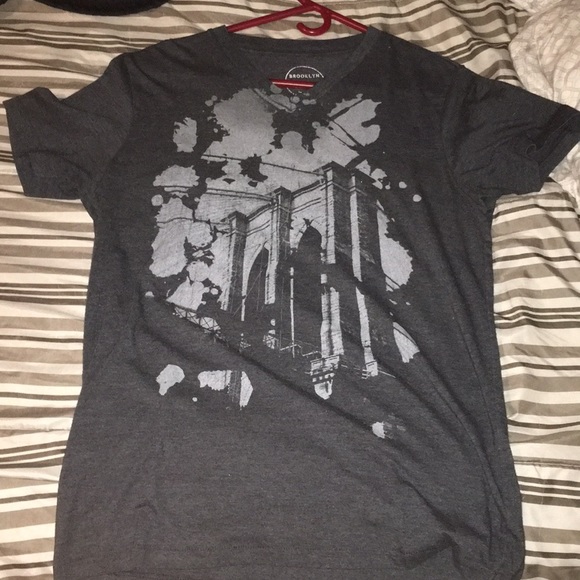 Graphic V-Neck Tee - Picture 1 of 3